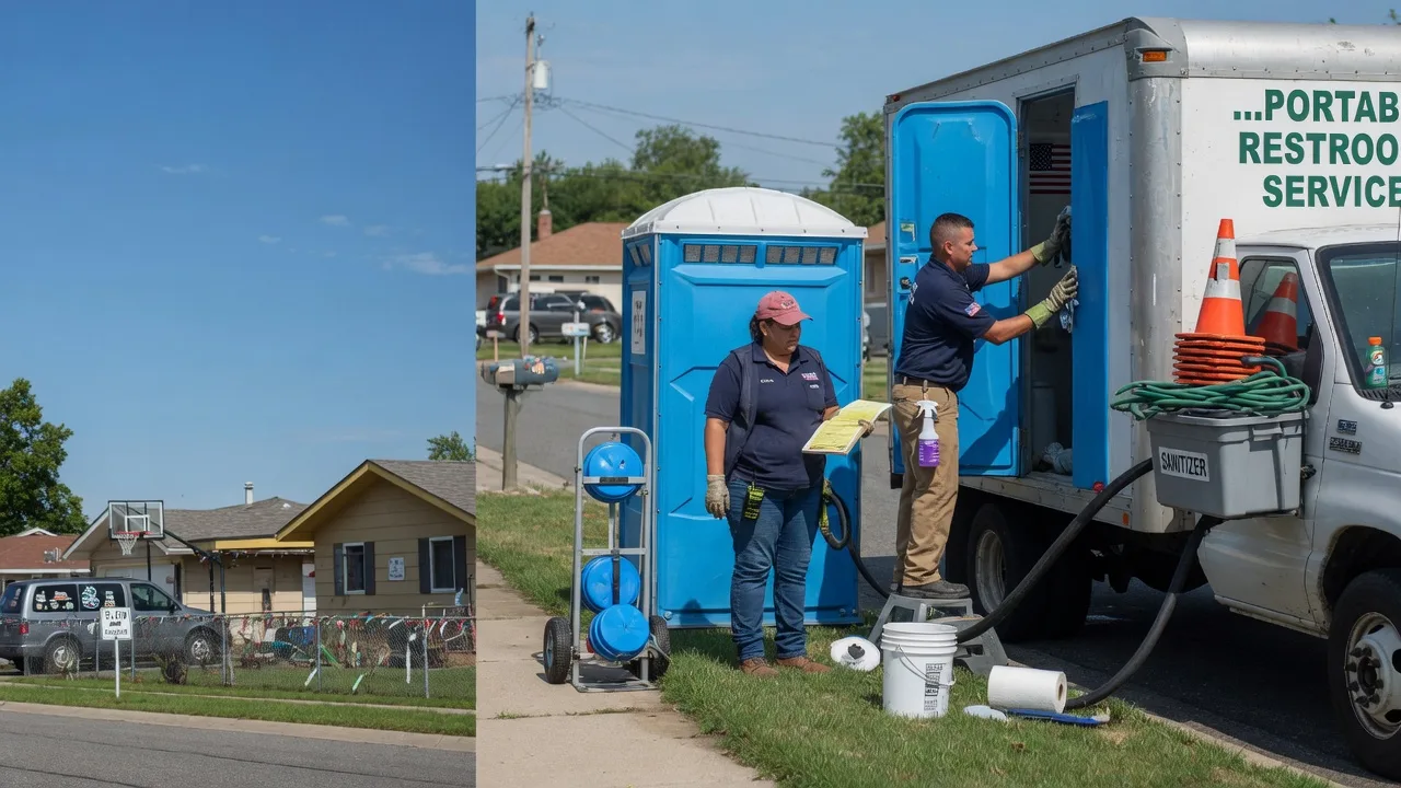Portable Toilet Rental in Toulon, IL near me